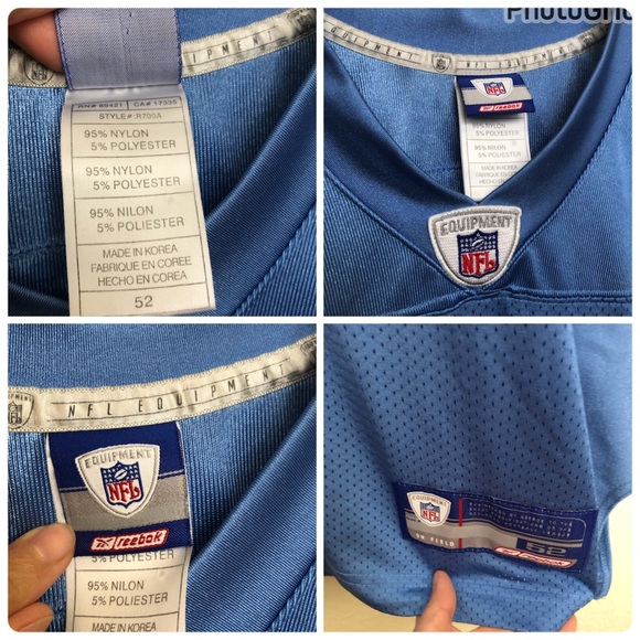 REEBOK Equipment NFL Sz 52 Stitched Jersey LaDainian Tomlinson #21 Chargers - Picture 15 of 16